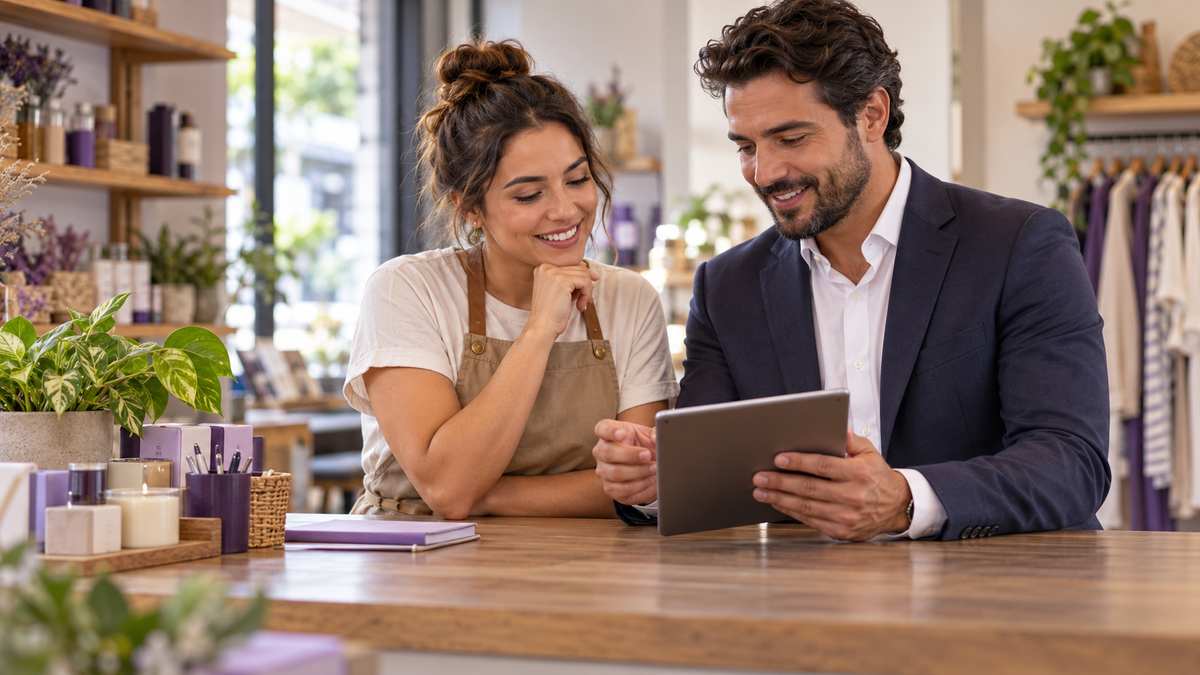 Equipe profissional de instituições de pagamento conversando e organizando uma oportunidade comercial.