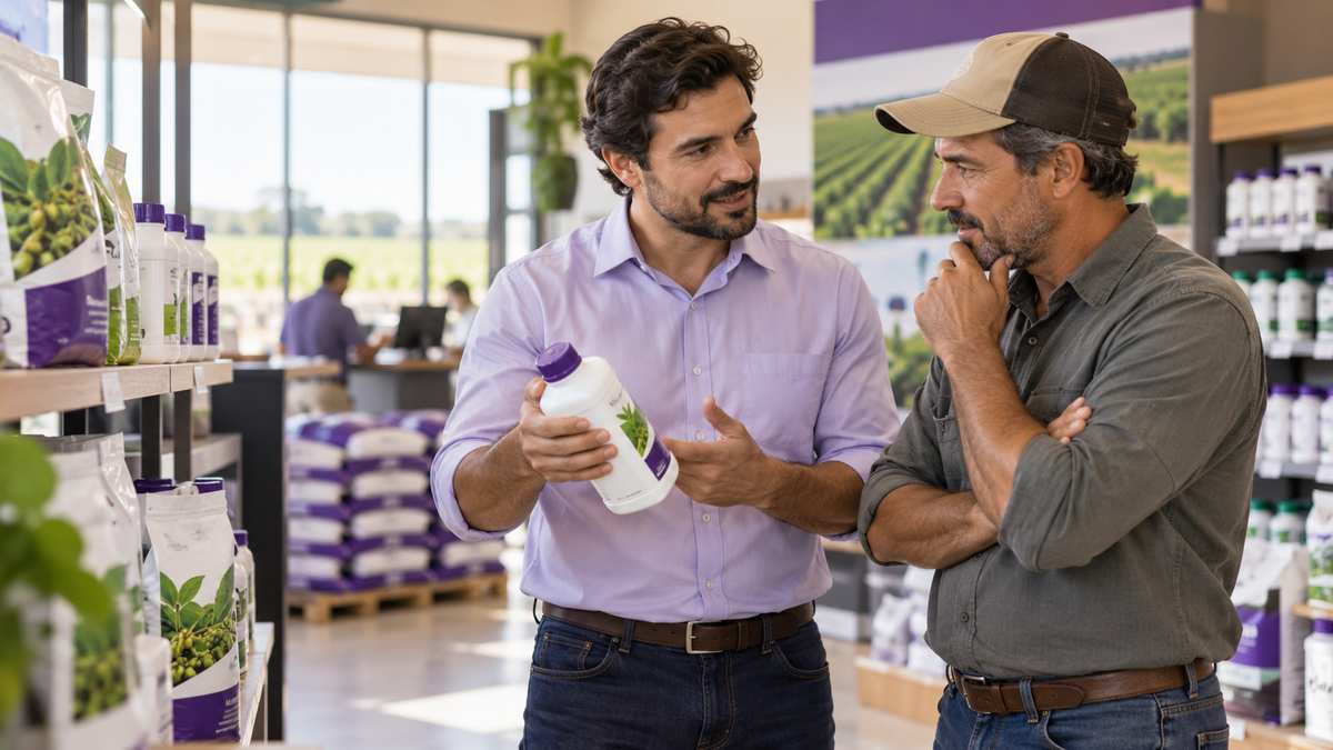 Equipe profissional de fornecedores do agronegócio conversando e organizando uma oportunidade comercial.